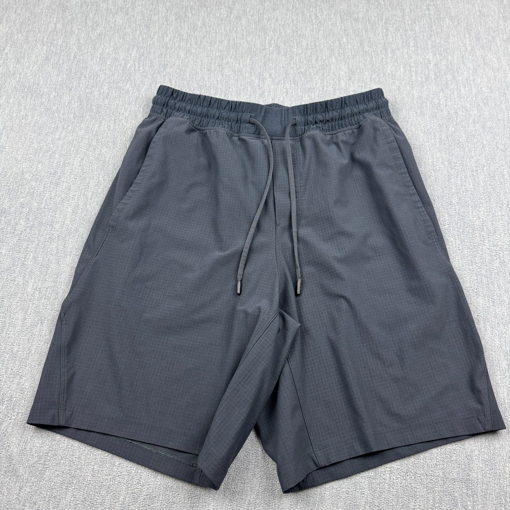 Lululemon Shorts Men Medium Black Pace Breaker 8" Swim Lightweight Trunks Surf
